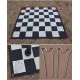 Šachovnice nylonová pro zahradní šachy, 3 velikosti